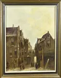 Jan Balke, Stadsgezicht, Olieverf op linnen
