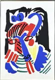Jolande Brouwers, '91, Kater, Litho op papier