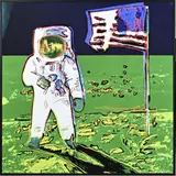 Man on the moon by Lithografie in de stijl van Andy Warhol, Lithografie in de stijl van Andy Warhol, offered Apr 2023