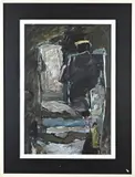 Gerriet Postma, Stoel, Gouache op papier
