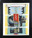 Gianni Baccaro, Abstract, 1991, Olieverf op linnen