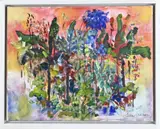 Willem Kerseboom, Landschap Bali, 1948, Olieverf op linnen