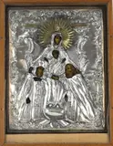 Ikoon Madonna Pieczerko, H 42 x B 32 cm.