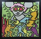 Keith Haring '86, Party Mouse, Lithografie op papier