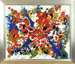 Gijs ter Wee, Abstracte compositie, Acryl op linnen