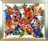 Gijs ter Wee, Abstracte compositie, Acryl op linnen