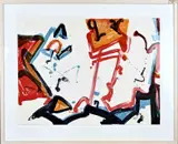 Theo Kuijpers, Abstracte voorstelling, Lithografie