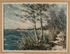 Ongesigneerd, Berkenbomen aan de waterkant