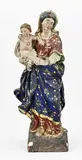 1800 by Antieke terracotta Madonna met polychromie, Antieke terracotta Madonna met polychromie, offered Oct 2022