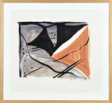 Joris Geurts, Abstract, Acryl op papier