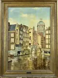 Monogram Rr, 't Kolkje te Amsterdam, 1948, Olieverf op linnen