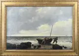 Joseph Schakewits, Strandgezicht met vissers