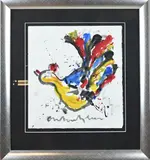 Anton Heyboer, Spetterkip, Plakaatverf op papier