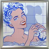 Roy Lichtenstein, Badende vrouw, Lithografie op papier