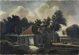 Onduidelijk gesigneerd, Romantisch landschap