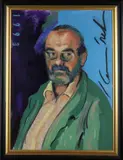 Ivan Komarek, 1998 Praag, Potret, Olieverf op linnen