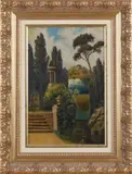 Italiaans landschap by Onduid. gesig., Olieverf op linnen, offered Jul 2022