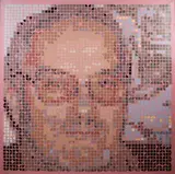 Bogdan Vojska, Mozaïk portret, 1958, Olieverf op linnen