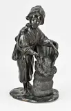 Japans bronzen beeld, H 31 cm.