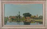 Riviergezicht by Gerbrand Frederik van Schagen, Olieverf op linnen, offered Apr 2022
