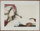 P.J. Voormeij, Liggend vrouwelijk naakt, Aquarel op papier