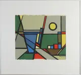 Harry de Jager, Abstract, Gouache op papier