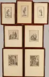 Zeven 18e eeuwse gravures P. de Mare, Gravures, Zeven 18e eeuwse gravures P. de Mare