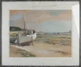 Herman Verbaere, Vissersboot op strand