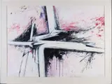 Rik Jager, Moderne compositie, Gemengde techniek op papier