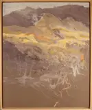 Paul Becker, Abstract, Gemengde techniek op papier