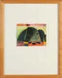 Hartmut Eing, Fantasie voorstelling, Aquarel op papier
