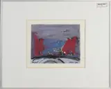 Henk ter Horst, Abstract, Gouache op papier