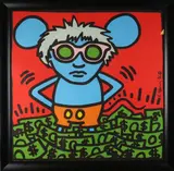 Keith Haring, Andy Mouse 1986, Lithografie op papier