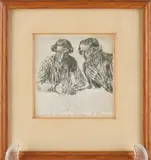 Apostelen Thomas en Thaddeus by Handgesigneerde lithografie Jan Toorop, Handgesigneerde lithografie Jan Toorop, offered Oct 2021
