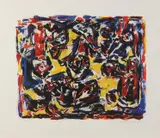 Theo Wolvecamp, Abstracte compositie, Lithografie op papier