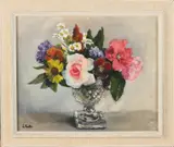 Bloemstilleven by Mogelijk Elise Claudine Arntzenius, Gouache op papier, offered Oct 2021
