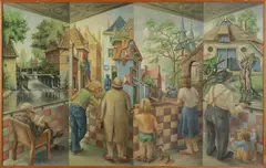 Piet de Haan, De kunst is lang - het leven is kort, Olieverf op linnen