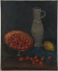 Stilleven met jacobakan by Anton van der Vet, Olieverf op linnen, offered Oct 2021