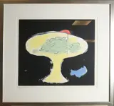Eugène Brands, Fruitschaal, Lithografie op papier