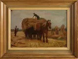 Evert Rabbers, Landarbeiders aan het oogsten
