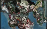 Henk Schuring, Abstracte compositie, Olieverf op linnen