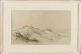 Jan Kagie, Duingezicht Texel, Aquarel op papier