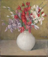 Bloemstilleven by Anton van der Vet, Olieverf op linnen, offered Jul 2021