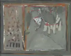 Jerre Hakse, Ontwaken, Acryl op papier
