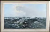 Meeuwis van Buuren, Zeegezicht, Olieverf op linnen
