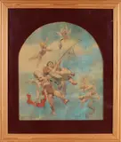 Schets voor plafond by Nicolaas van der Waay, 1804 - 1880 + E.S, Schets voor plafond, offered Apr 2021