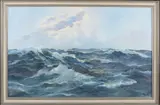 Meeuwis van Buuren, Zeegezicht, Olieverf op linnen