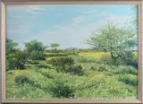 Brügte?, Landschap in bloei, Olieverf op linnen