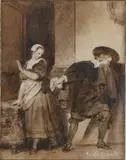 A. Legrand, Man geeft huisvrouw iets, Man geeft huisvrouw iets