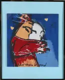 Herman Brood, Figuratieve voorstelling, Litho op linnen